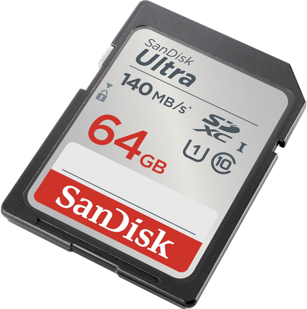 Карта памяти SanDisk Ultra SDXC 64GB Class 10 UHS-I U1 (SDSDUNB-064G-GN6IN) - изображение 2