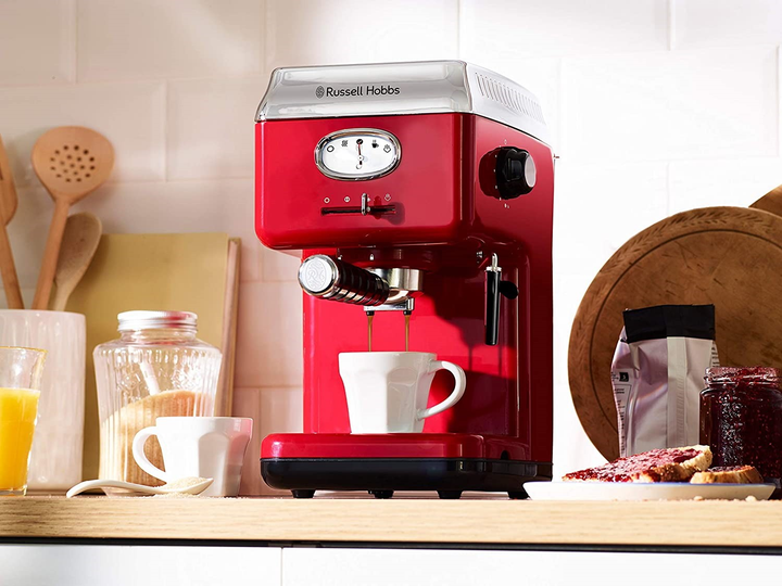 Ekspres do kawy kolbowy Russell Hobbs Retro 28250-56 (5038061111422) - obraz 7