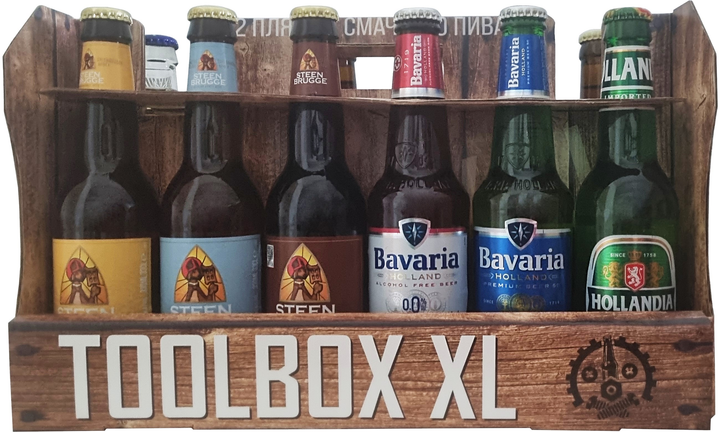 Пивной подарочный набор TOOLBOX XL "BBQ" - 12 бутылок пива ...