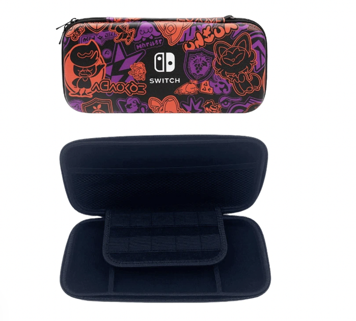 Защитный Travel комплект Pokemon Scarlet and Violet для NIntendo Switch / OLED сумка + чехол+ накладки - Фото 9 Защитный Travel комплект Pokemon Scarlet and Violet для NIntendo Switch / OLED сумка + чехол+ накладки - изображение 9