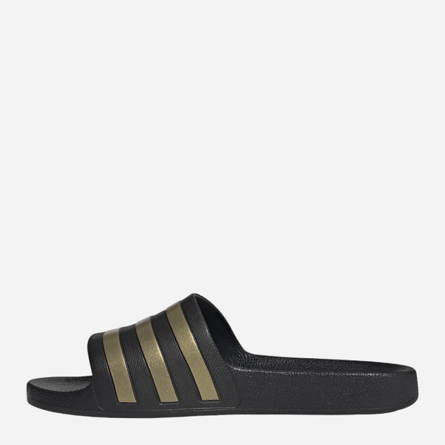 Klapki basenowe męskie Adidas Adilette Aqua EG1758 46 Czarne ze złocistym (4062051397955) - obraz 3