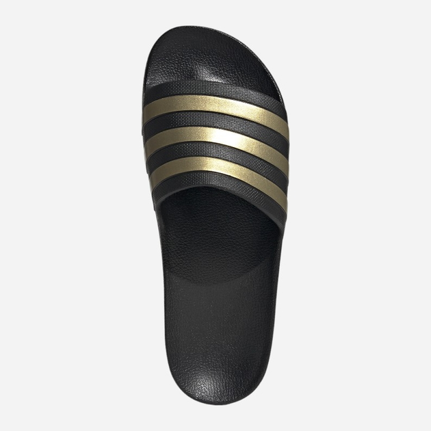 Klapki basenowe męskie Adidas Adilette Aqua EG1758 46 Czarne ze złocistym (4062051397955) - obraz 5