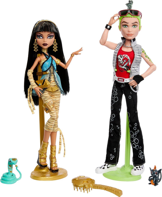 Monster High Cleo De Nile and Deuce Gorgon Booriginal Монстер Хай Клео ...