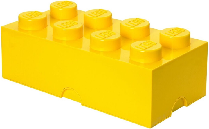 Контейнер у формі блоку LEGO Storage Brick 8 Жовтий (40041732) - зображення 1