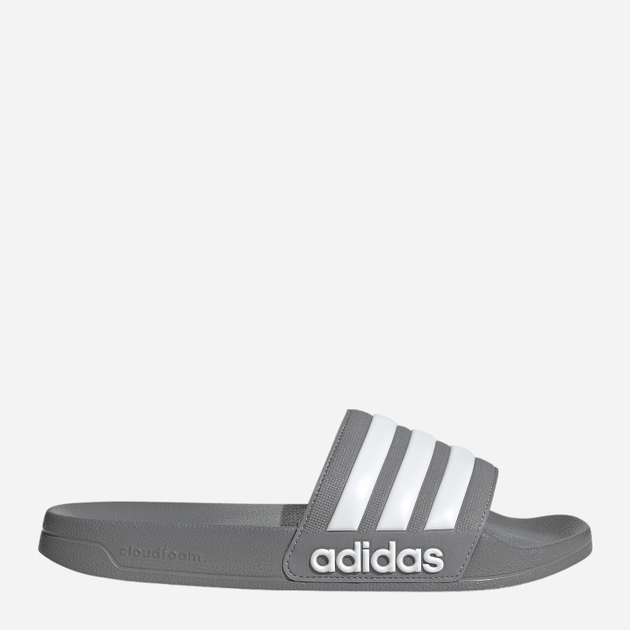 Чоловічі шльопанці для пляжу Adidas Adilette Shower Slides GY1891 42 Сірі (4065425148764) - зображення 1