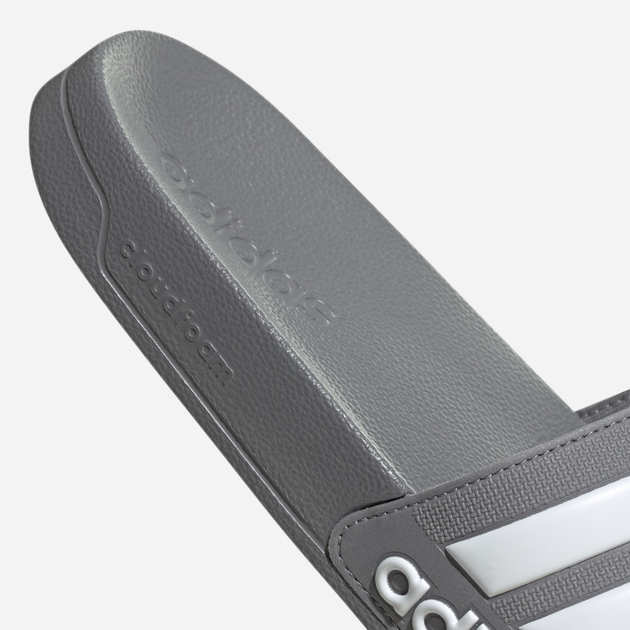 Чоловічі шльопанці для пляжу Adidas Adilette Shower Slides GY1891 38 Сірі з білим (4065425148849) - зображення 8