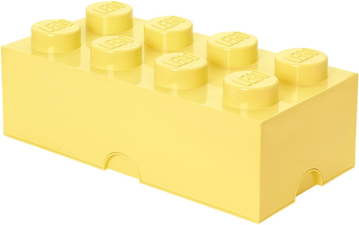 Контейнер у формі блоку LEGO Storage Brick 8 Пастельно-жовтий (40041741) - зображення 1