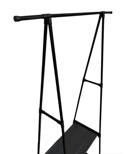 Вішалка стійка органайзер для одягу металева THE NEW COAT RACK з полицею для взуття на колесах 160 х 55 х 42 см навантаження до 20 кг - Фото 5 Вішалка стійка органайзер для одягу металева THE NEW COAT RACK з полицею для взуття на колесах 160 х 55 х 42 см навантаження до 20 кг - зображення 5