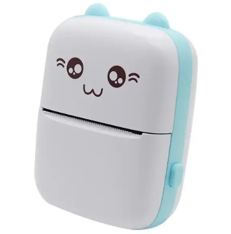 Портативний дитячий термопринтер для наклейок BAMBI CAT Mini Printer міні принтер без заливки чорнила BMP100 - зображення 10