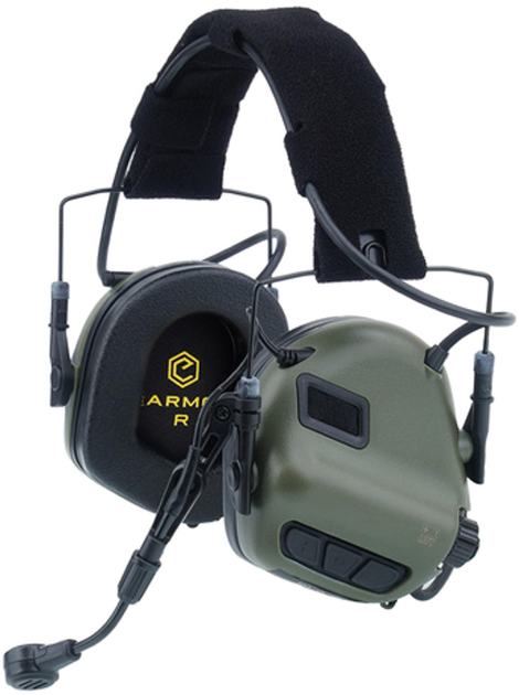 Активные защитные наушники Earmor M32 MARK3 (FG) Olive Mil-Std (EM-M32-Mark3-FG) - изображение 1