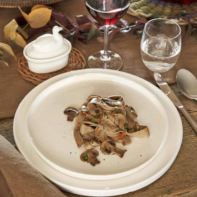 Zestaw talerzy obiadowych La Porcellana Bianca Essenziale Gourmet porcelanowych 26 cm 6 szt (P004400T26) - obraz 5