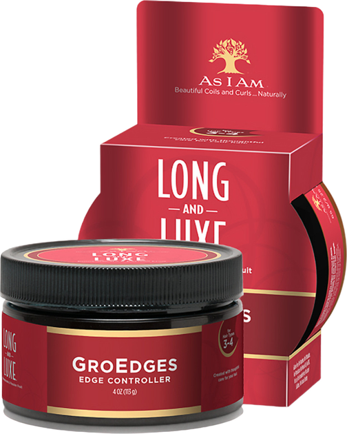 Krem-żel do włosów As I Am Long and Luxe GroEdges Edge Controller 113 g (858380025065) - obraz 1