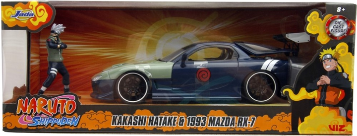 Набір транспортних засобів Jada Toys з фігуркою Naruto 93 Mazda Rx -7 (4006333084560) - зображення 1
