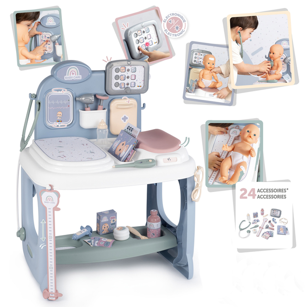 Zestaw zabawek Smoby Baby Care Centrum Opieki (3032162403051) - obraz 4