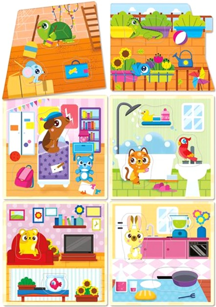 Настільна гра Lisciani Montessori Baby House (8008324100613) - зображення 2