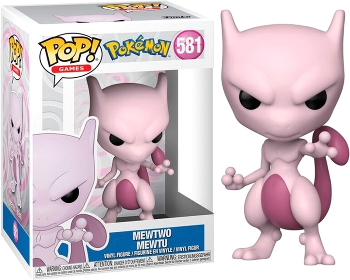 Figurka Tm Toys Funko POP Games Pokemon Mewtwo 9 cm (0889698632546) - obraz 1