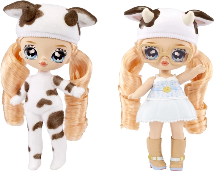 Lalka Na! Na! Na! Fuzzy Surprise Cow Girl Miłe w dotyku 17 cm (0035051591894) - obraz 4