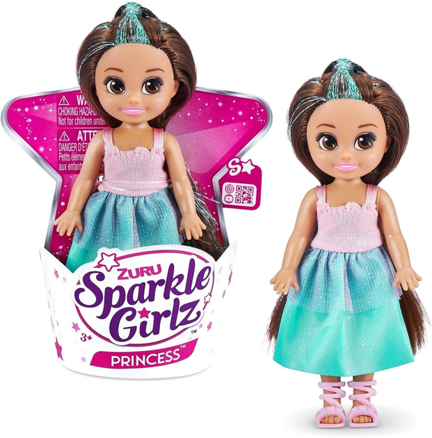 Набір ляльок Zuru Sparkle Girlz Принцеса 11 см 48 штук (5903076514233) - зображення 4