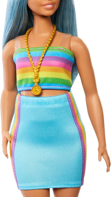Лялька Barbie Fashionistas з довгим синім волоссям 30 см (0194735176755) - зображення 5