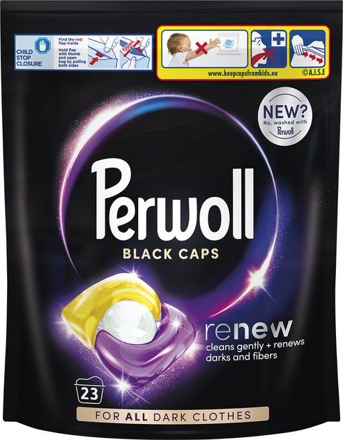 Капсули Perwoll для прання темних та чорних речей 23 шт (9000101810561) - зображення 1