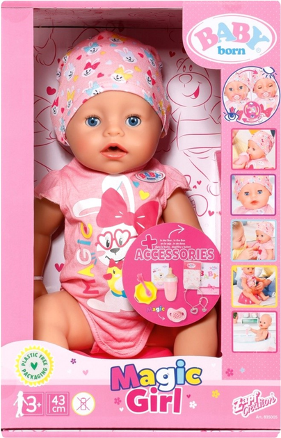 Кукла Zapf Baby Born Очаровательная девочка 43 см (4001167835005 ...