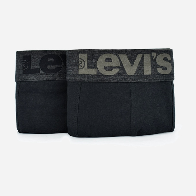 Zestaw majtek męskich typu bokserki Levi's 701203923-002 L 2 szt Czarny (8720245183826) - obraz 7