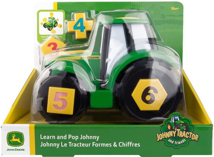 Сортер Tomy John Deere Трактор Джонні (0036881466543) - зображення 1