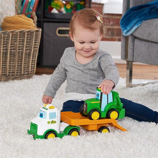 Тягач і Трактор Tomy John Deere зі світлом і звуком (0036881472070) - зображення 5