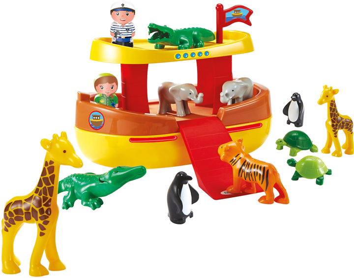 Konstruktor Ecoiffier Arka Noego z 12 zwierzętami (3280250030072) - obraz 2