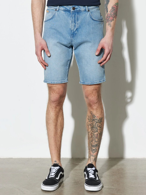 Шорты джинсовые длинные мужские Wrangler W11CHN42N 34 Голубые ...