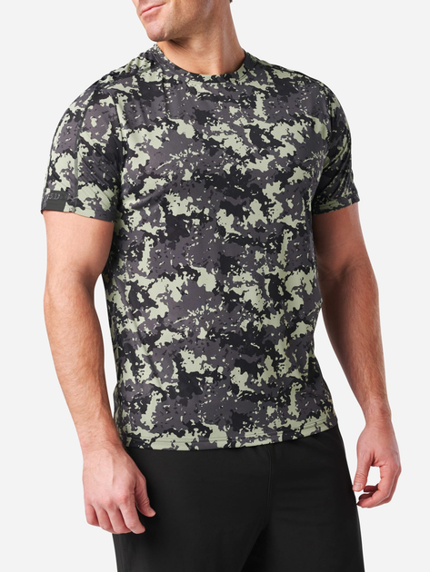Тактическая футболка мужская 5.11 Tactical No Mercy PT-R Short Sleeve 82133-1081 2XL [1081] Shadow Jungle Canopy Camo (888579683967) - изображение 1