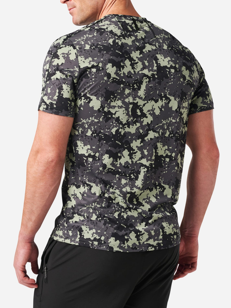 Тактическая футболка мужская 5.11 Tactical No Mercy PT-R Short Sleeve 82133-1081 XL [1081] Shadow Jungle Canopy Camo (888579683950) - изображение 2