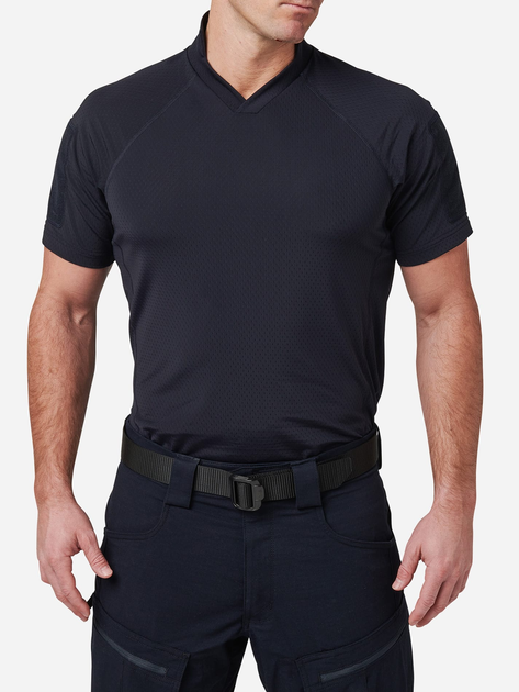 Тактическая футболка мужская 5.11 Tactical Sigurd 41288-724 L [724] Dark Navy (888579689198) - изображение 1