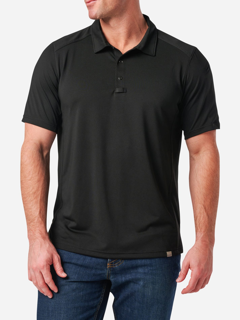 Тактическая футболка мужская 5.11 Tactical Paramount Chest Polo 41298-019 M [019] Black (888579740493) - изображение 1
