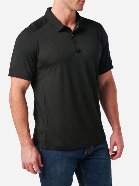 Тактична футболка чоловіча 5.11 Tactical Paramount Chest Polo 41298-019 XL [019] Black (888579740516) - зображення 2