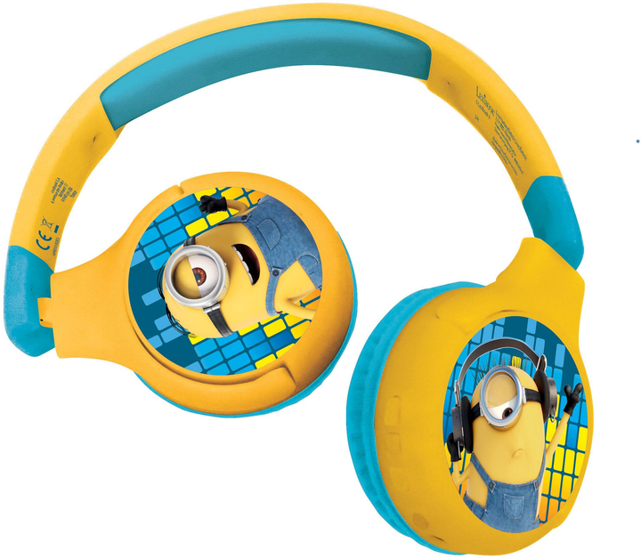 Słuchawki Lexibook 2-in-1 Minions Bluetooth Yellow-Blue (HPBT010DES) - obraz 1