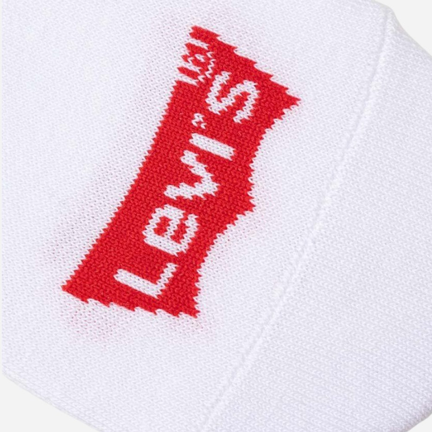 Zestaw skarpetek damskich Levi's 701224671 35-38 3 pary Biały (8720245507127) - obraz 3