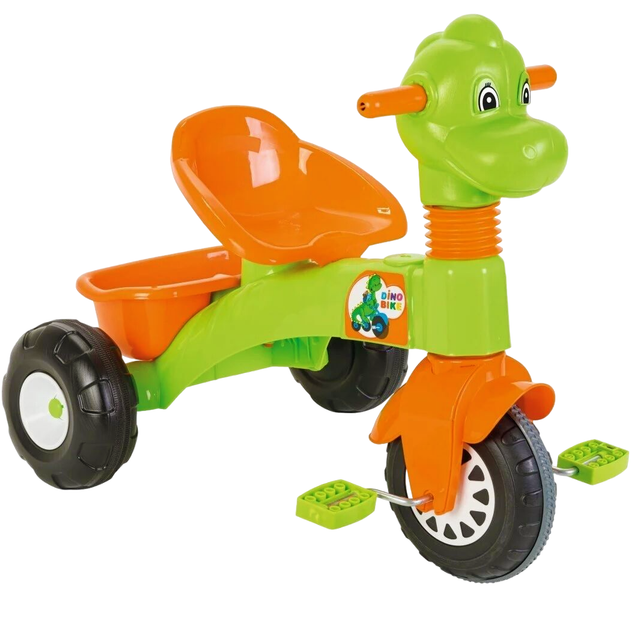 Велосипед детский трехколесный Pilsan Dino Bike пластиковый зеленый ...