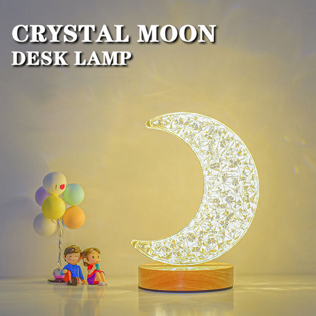 Лампа настільна 'Нічник' в стилі імітації кришталю 'Creatice Table Lamp 17'. - Фото 4 Лампа настільна 'Нічник' в стилі імітації кришталю 'Creatice Table Lamp 17'. - зображення 4