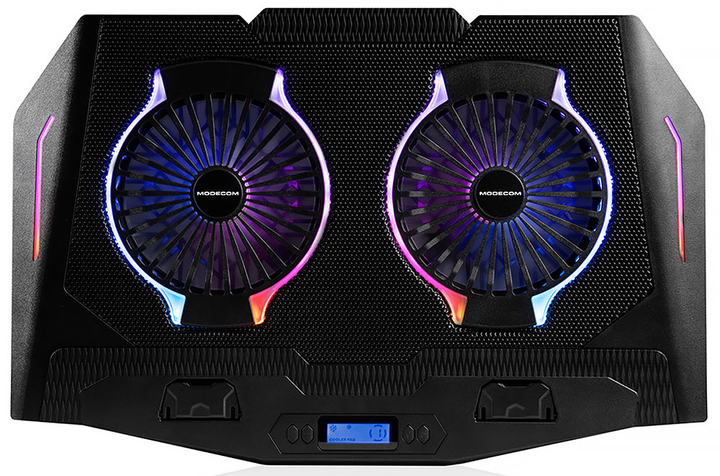 Podstawka pod laptopa Modecom SILENT FAN MC-CF-21-RGB Black (PL-MC-CF-21-RGB) - obraz 3