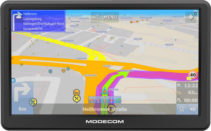 GPS-навігатор Modecom Device FreeWay CX 7.2 8 Гб 7" IPS MapFactor EU (NAV-FREEWAYCX72-IPS-MF-EU) - зображення 1