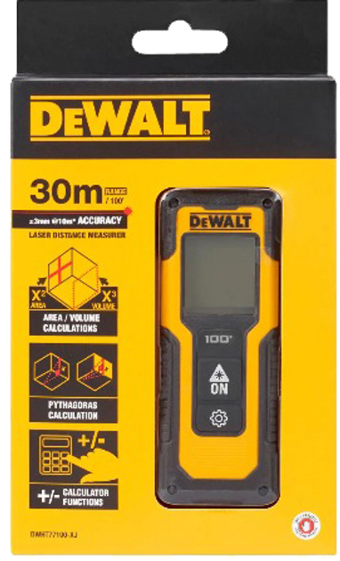 Dalmierz laserowy DeWalt DWHT77100 (DWHT77100-XJ) - obraz 3