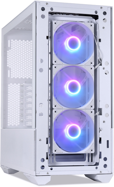 Obudowa Lian Li Lancool II Mesh ARGB with USB Type-C White - obraz 4