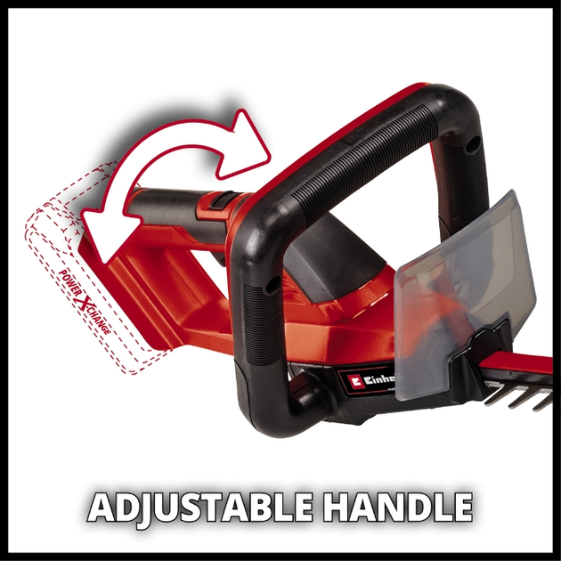 Кущоріз акумуляторний Einhell X-Change GC-CH 18/50 Li - Solo (3410945) - зображення 8