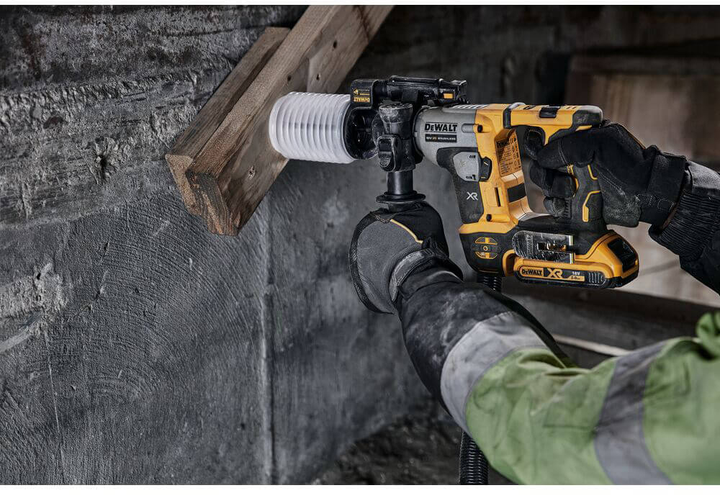 Акумуляторний перфоратор DeWalt SDS-Plus 18 В XR DCH172N без акумулятора та зарядного пристрою - зображення 5