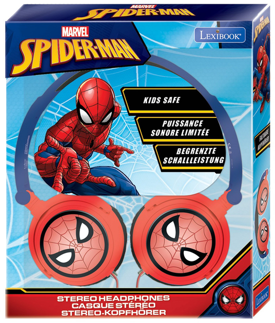 Навушники Lexibook Spider-Man Wired Foldable Headphones (HP010SP) - зображення 4