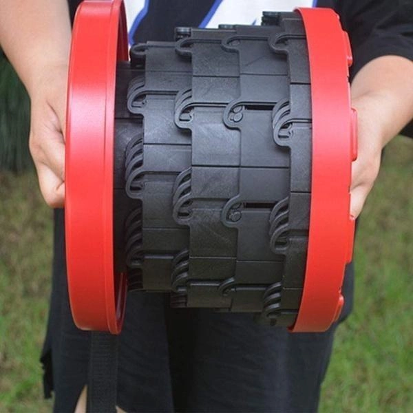 Складний табурет круглий пластиковий Кемпінг Telescopic stool туристичний стілець телескопічний - зображення 11