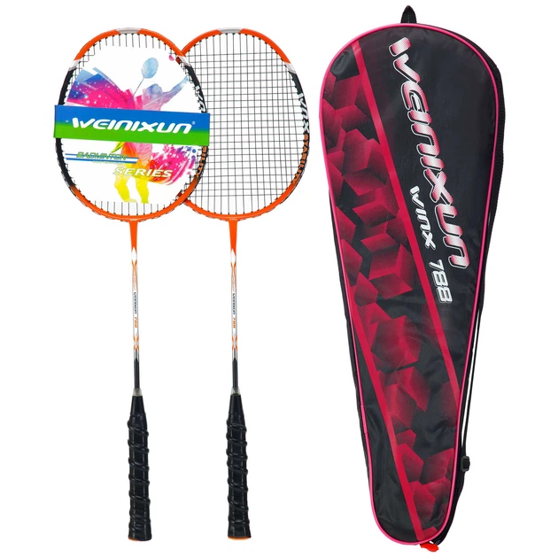 Набор для бадминтона 2 ракетки в чехле WEINIXUN Winx Pro (сталь