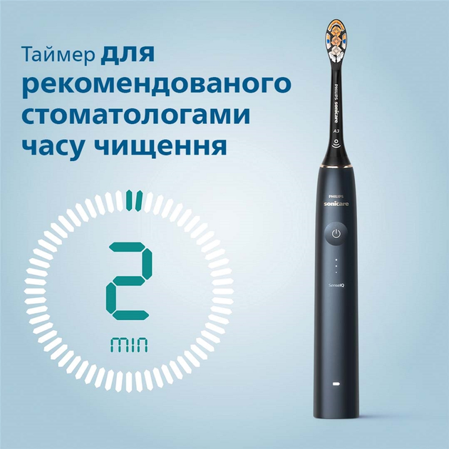 Электрическая зубная щетка PHILIPS Sonicare HX9992/11 Prestige с технологией SenseIQ серии 9900 + Детская электрическая зубная щетка PHILIPS Sonicare HX6352/42 (комплект) - изображение 12