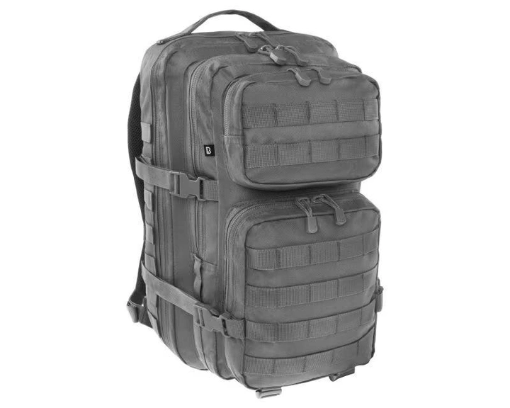 Тактический рюкзак с системой MOLLE Brandit US Cooper 40л 52x30x32 см с карманом для системы гидратации серый - изображение 1